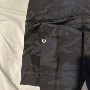 Lululemon Camouflage Fast and Free High Rise Leggings